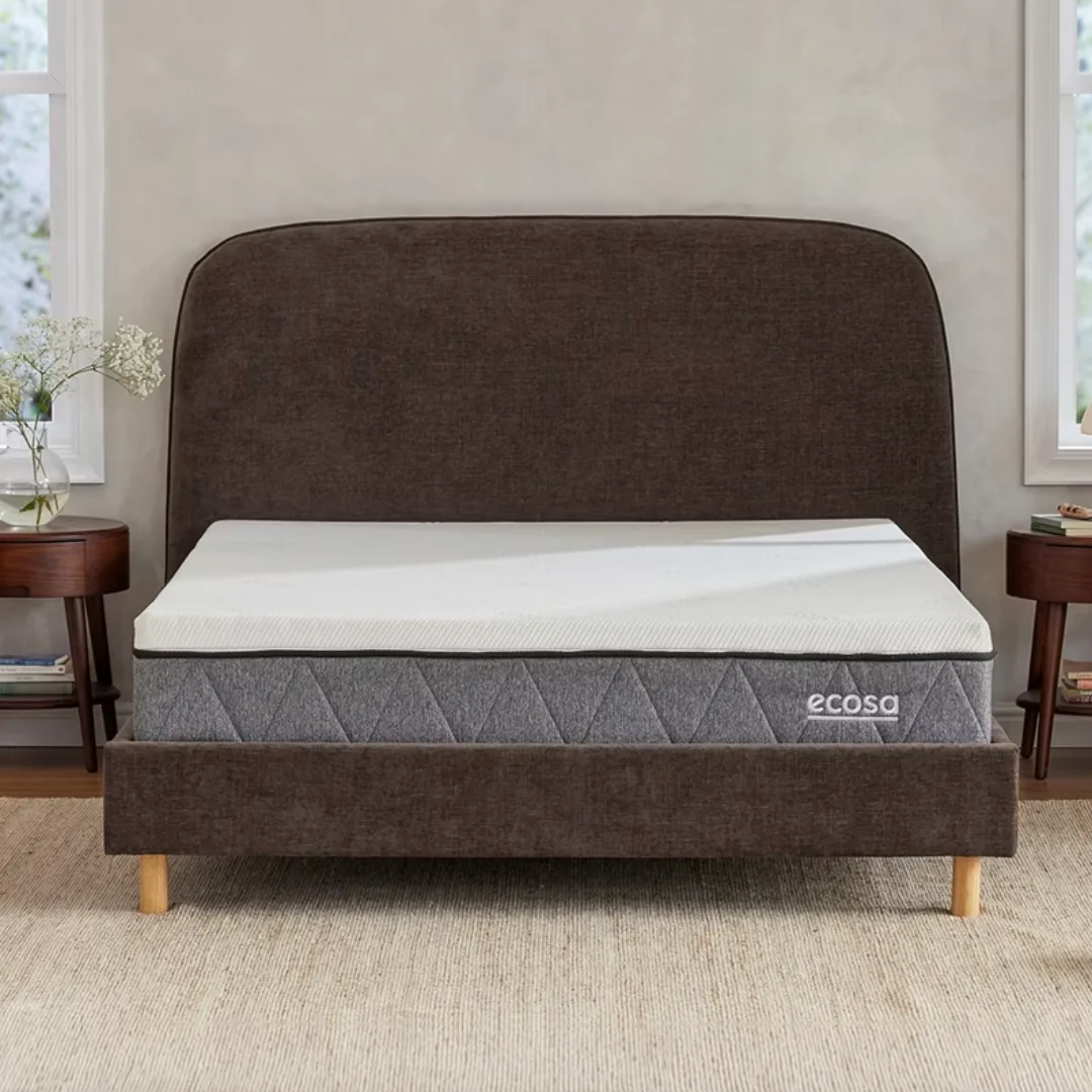 Mesa Upholstered Bed Frame Ecosa + EOFY Sales 2026
