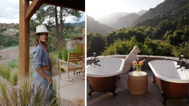Nikki Reed at home on her California ranch