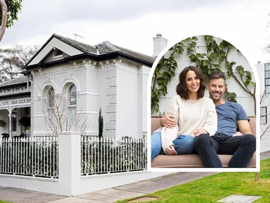 Sam and Snezana Wood home exterior portrait