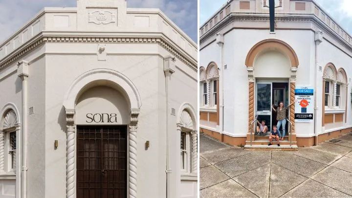 Before and After: An old country bank is transformed into boutique accomodation