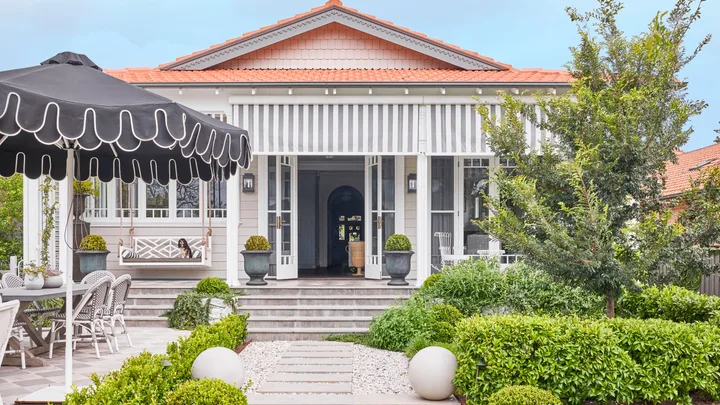 The backgarden of a heritage home in the Inner West.
