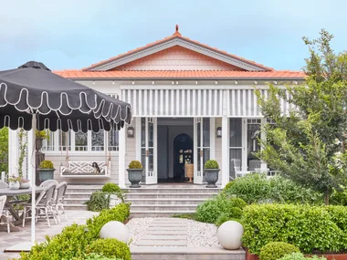 The backgarden of a heritage home in the Inner West.
