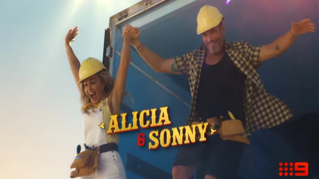 The new Block contestants, Alicia and Sonny