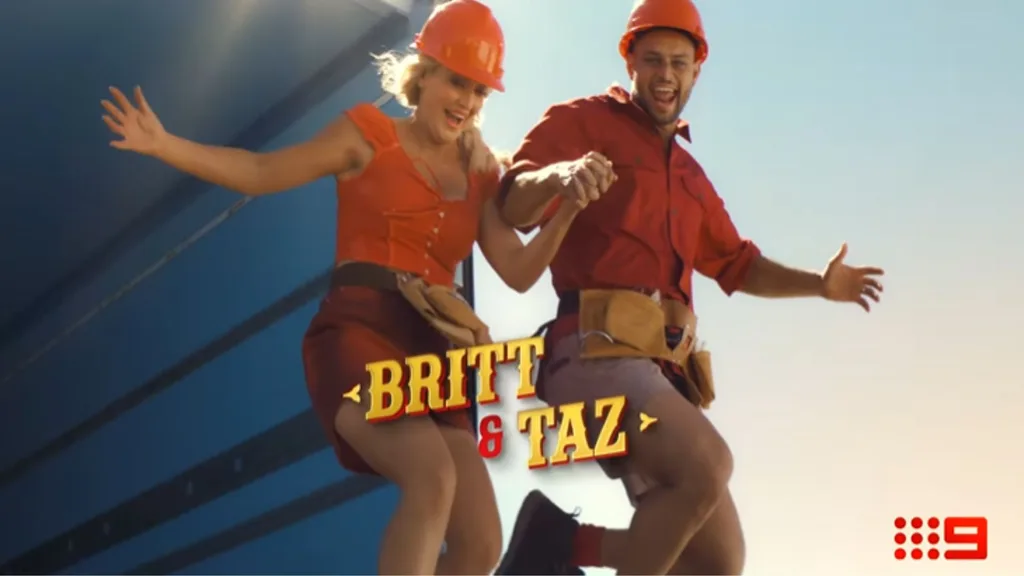 The Block contestant, Brit and Taz