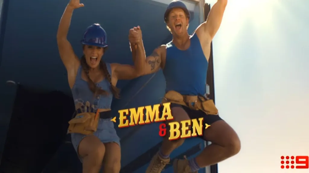 The new Block contestants, Emma and Ben