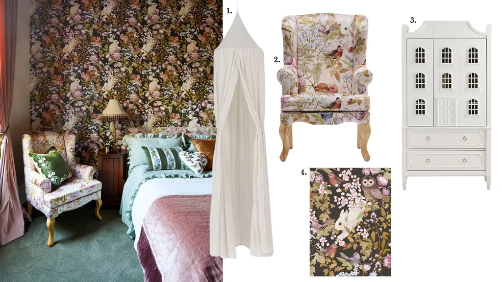 This month's homewares inspiration include magical children and adult's rooms inspired by Fleur Harris.