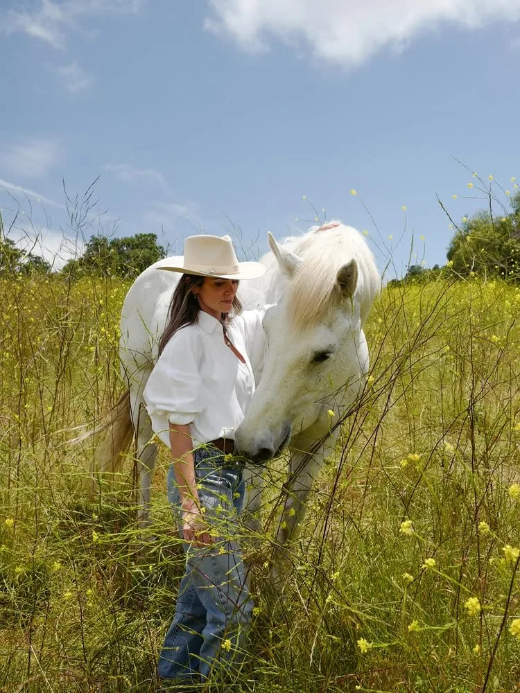 Twilight star Nikki Reed at home on her California ranch horse