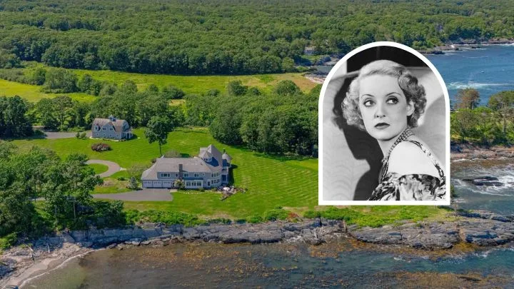 Bette Davis' estate in Maine for sale.