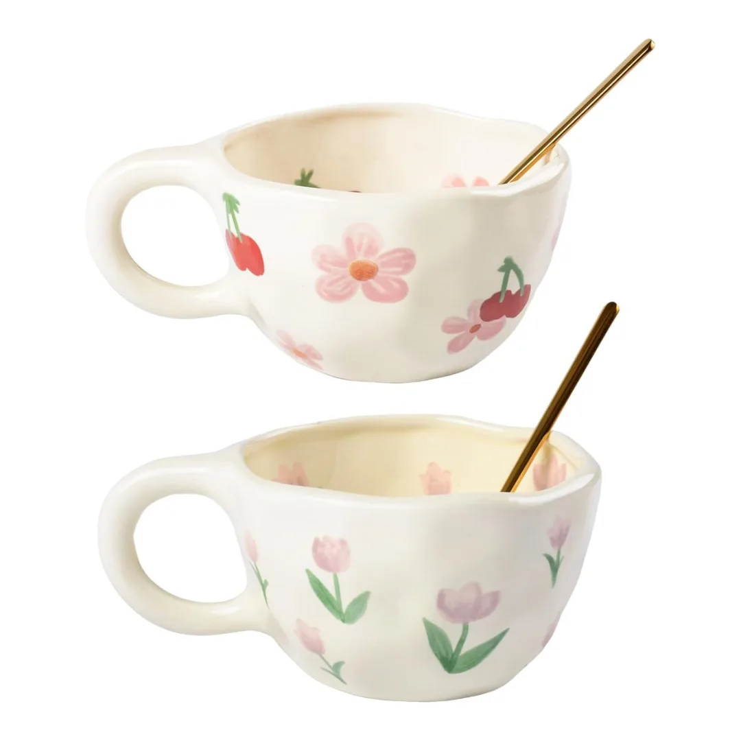 Set of 2 ceramic coffee mugs from Amazon