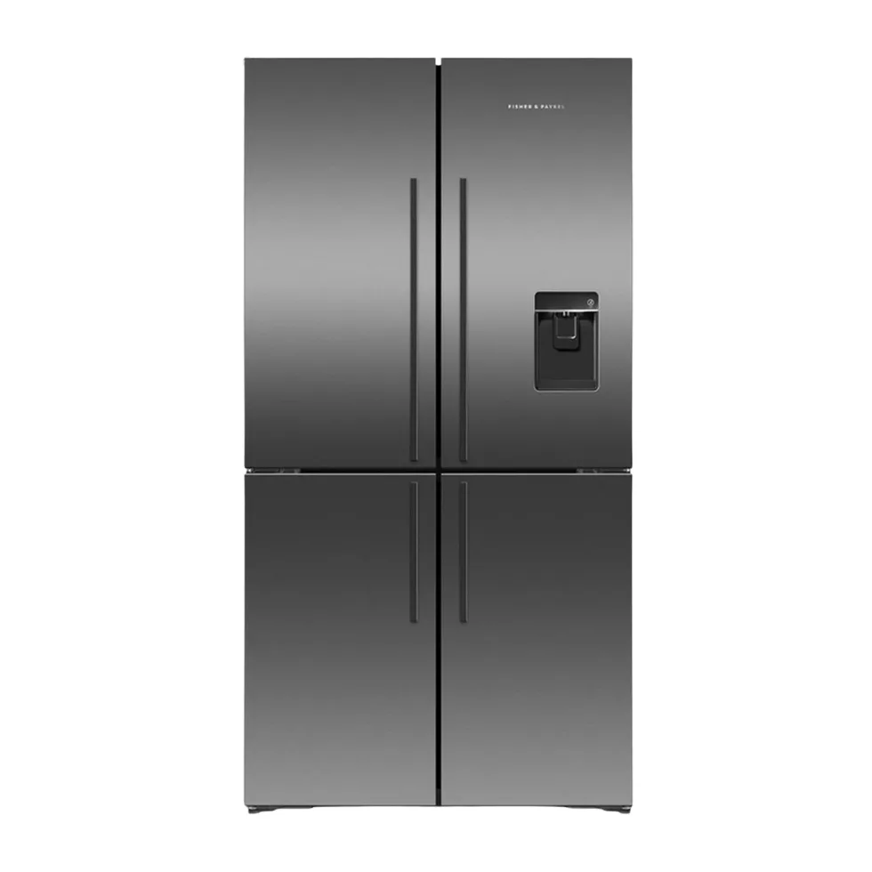 Best Fridge Brand 2026 Fisher & Paykel, Best fridge Fisher & Paykel Series 7 538L Quad Door Refrigerator with Ice and 
Water, Black Stainless Steel 