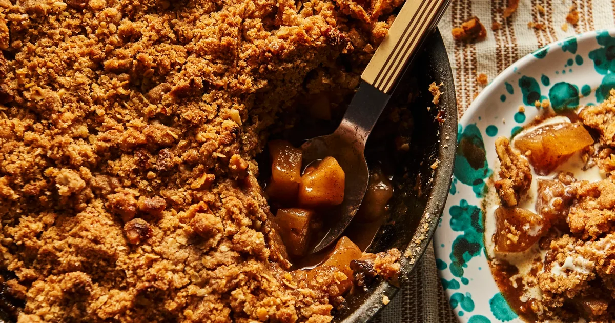 Huon apple crumble | Home Beautiful