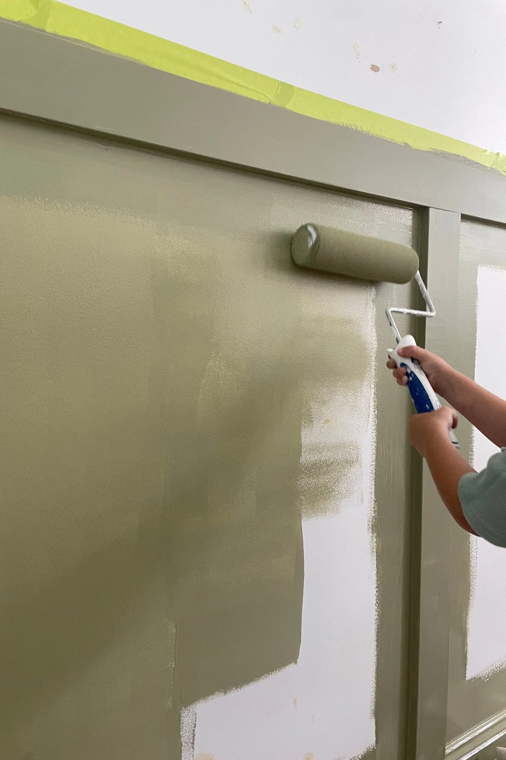 kids bedroom makeover olive green paint kid painting