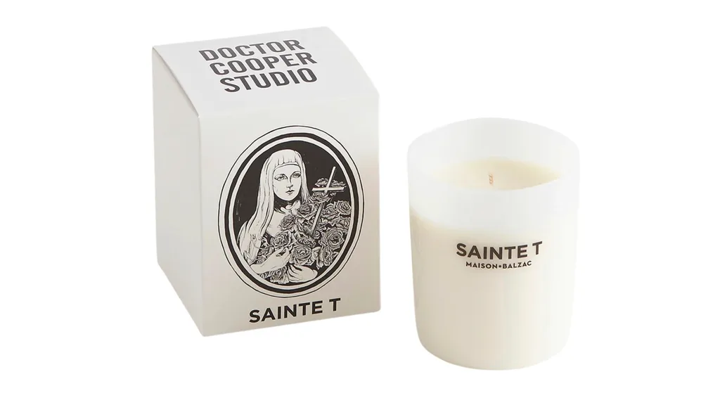 Maison Balzac luxury candle, collaboration with Doctor Cooper Studio.
