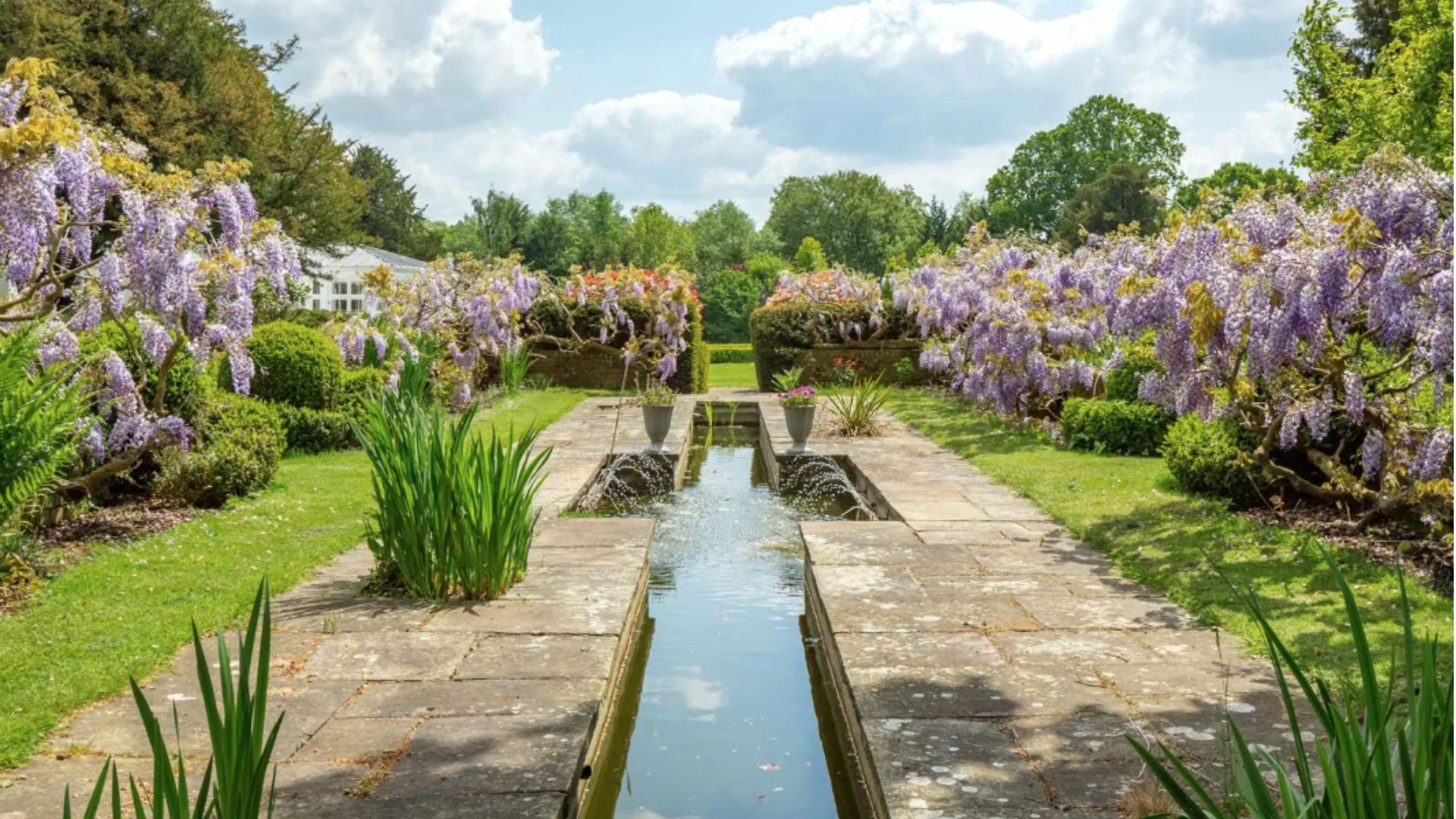 Mel B's garden in England. 