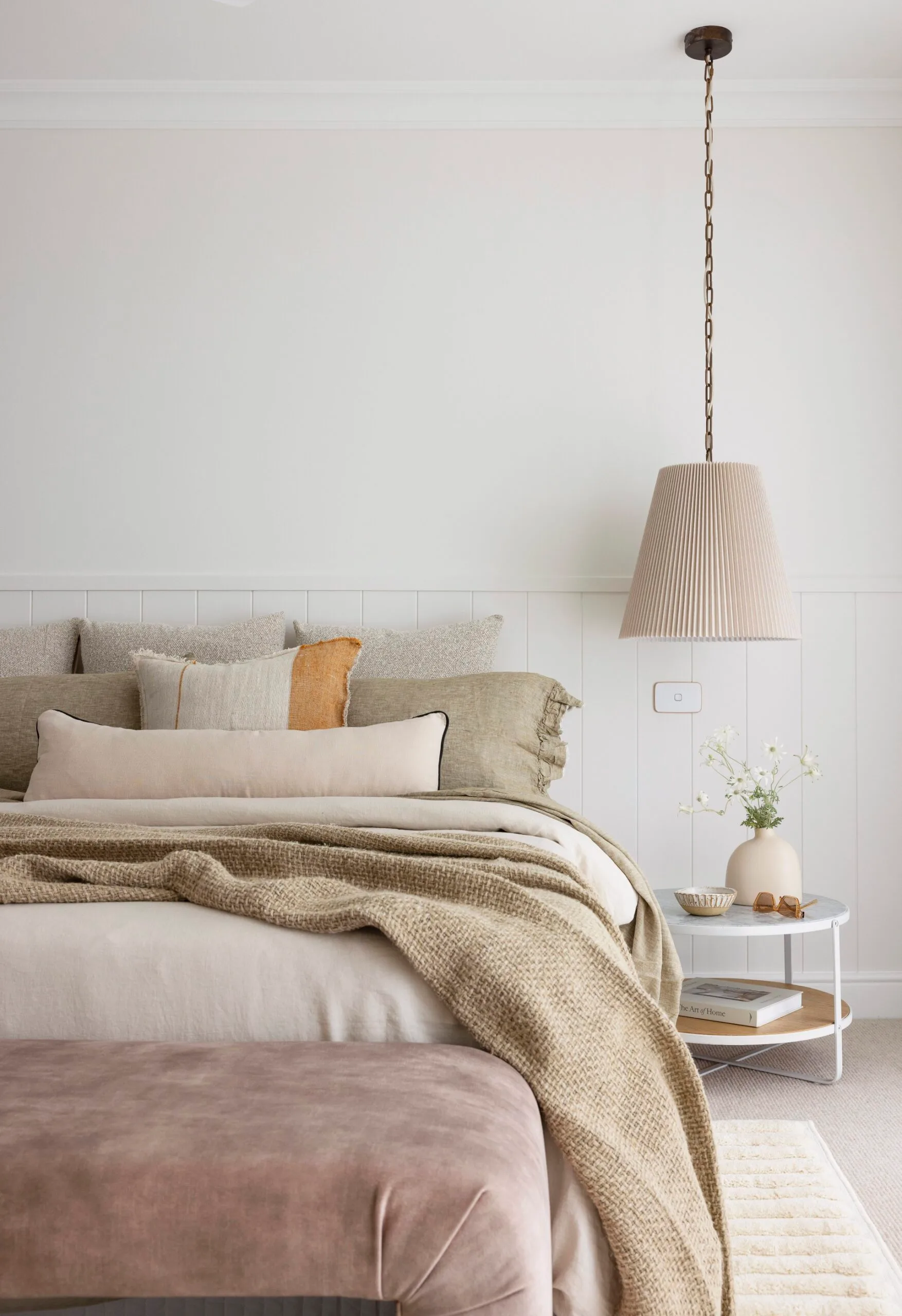 A bedroom designed by Oak and Orange. 