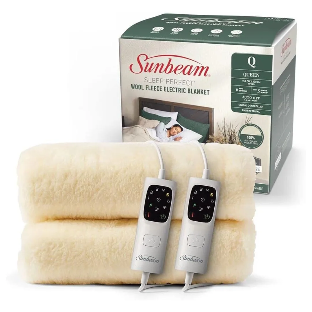 Sunbeam wool fleece electric
blanket