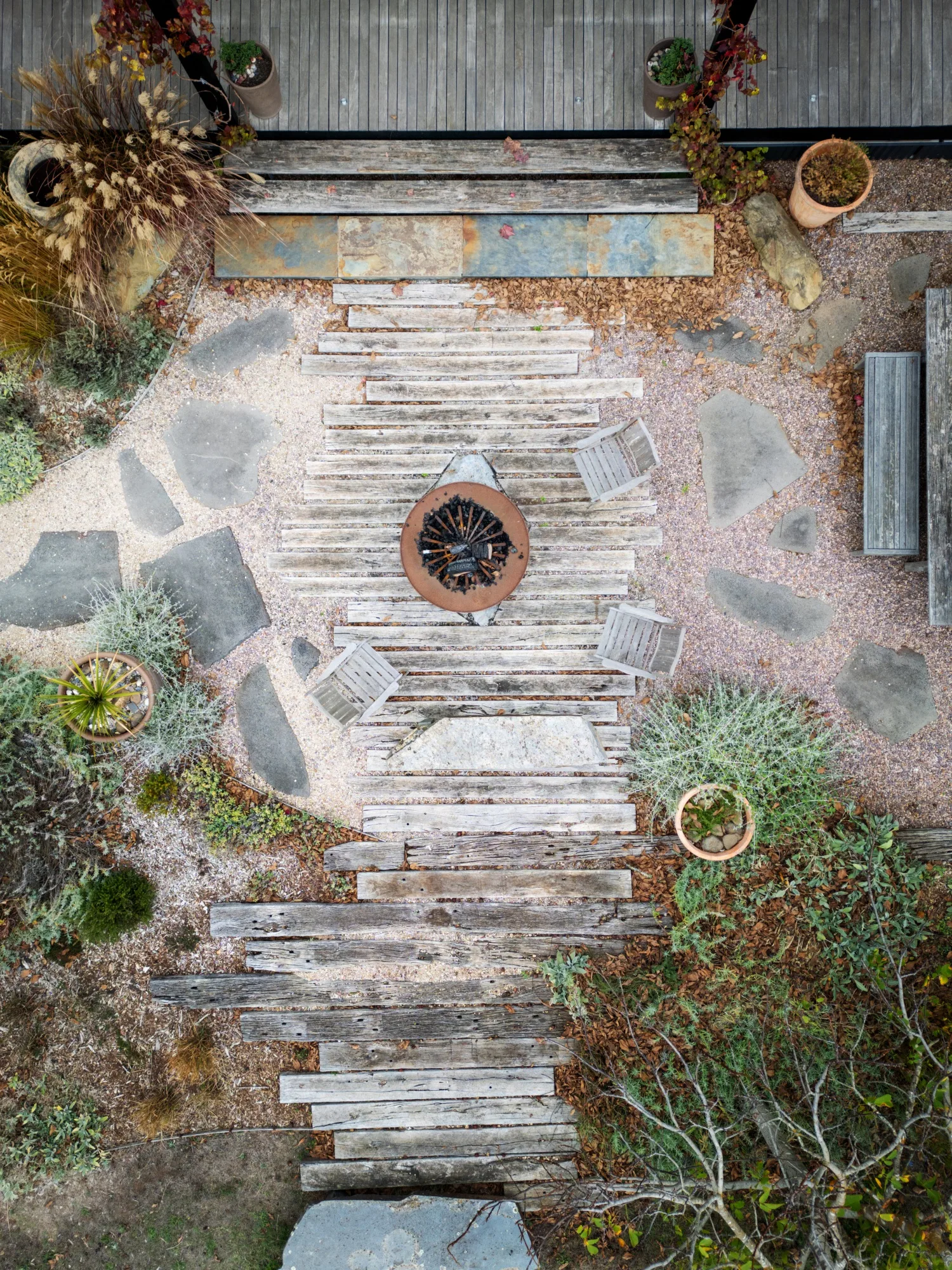 Tim Pilgrim garden in Victoria with naturalistic planting