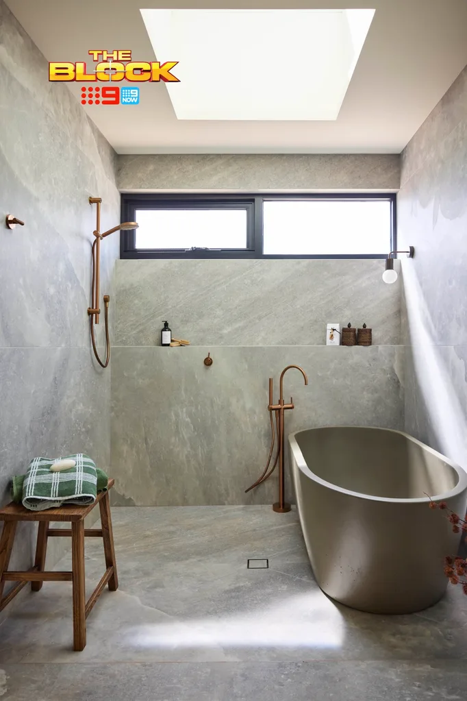 Alicia and Sonny's The Block 2025 main ensuite