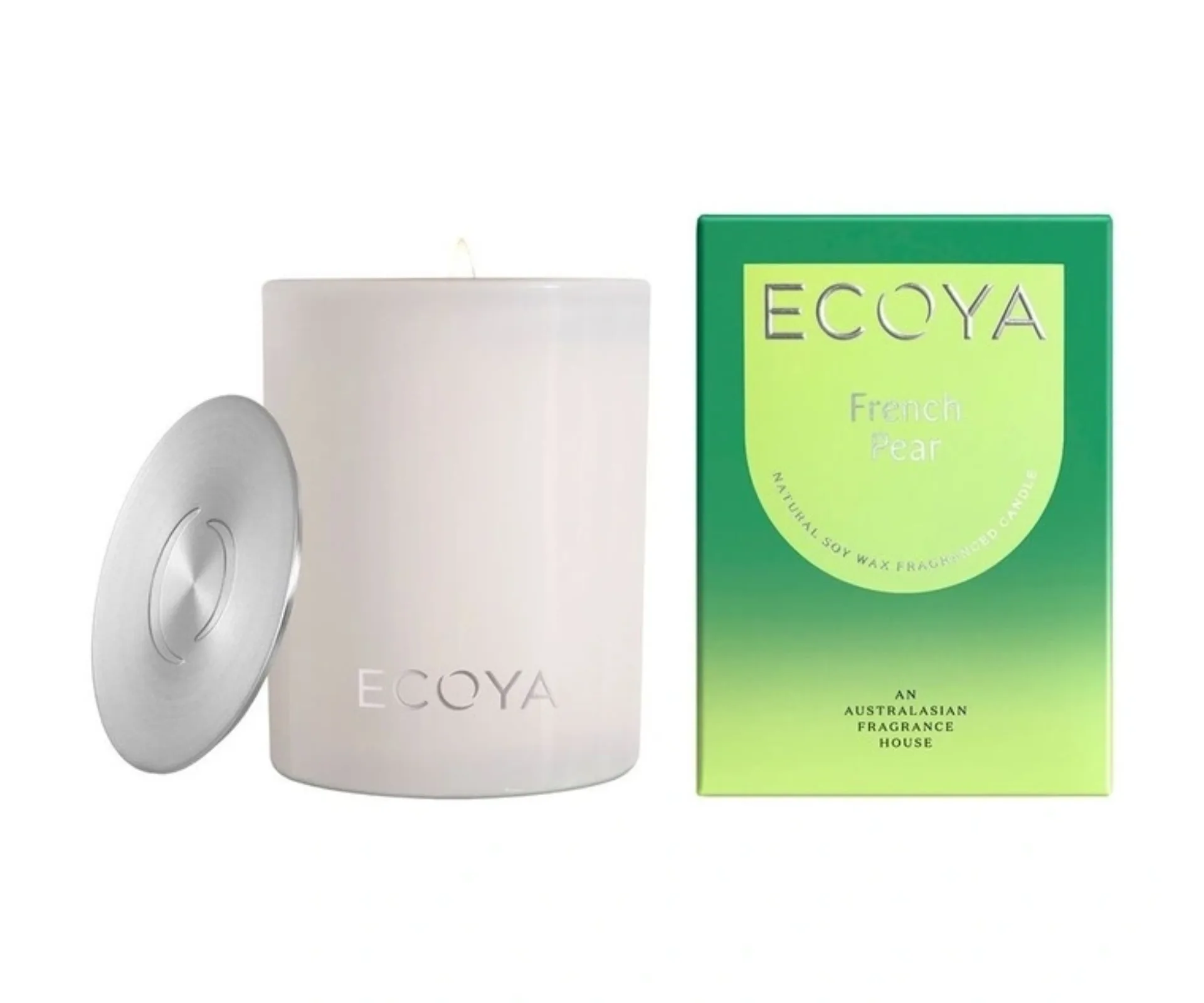 Ecoya French Pear Scented Candle+ Best Scented Candles Australia 2026 + Best Home Fragrance