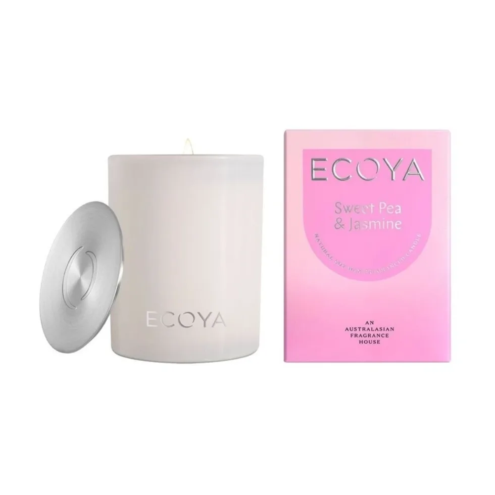 Ecoya Sweet Pea and Jasmine + Best Scented Candles Australia 2026 + Best Home Fragrances