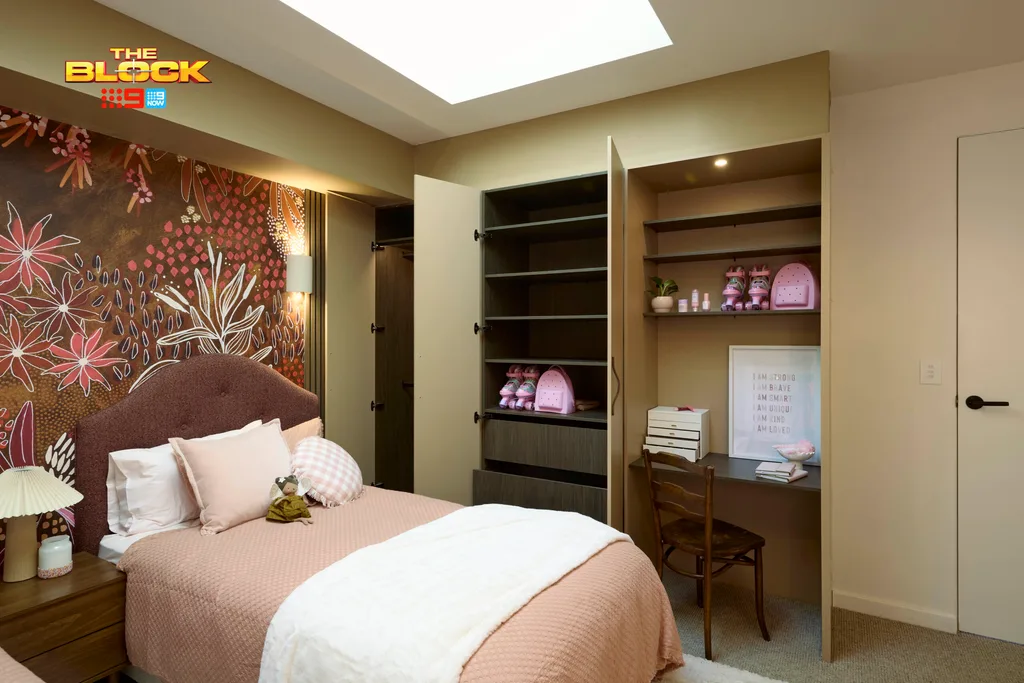 Emma and Ben's kid's bedroom was one of the many that struggled to fit the bed against the cupboard.