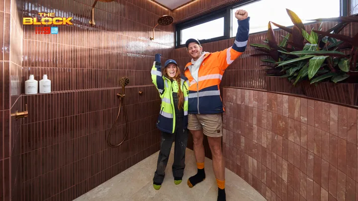 Every room in Emma and Ben’s punchy, playful Block house