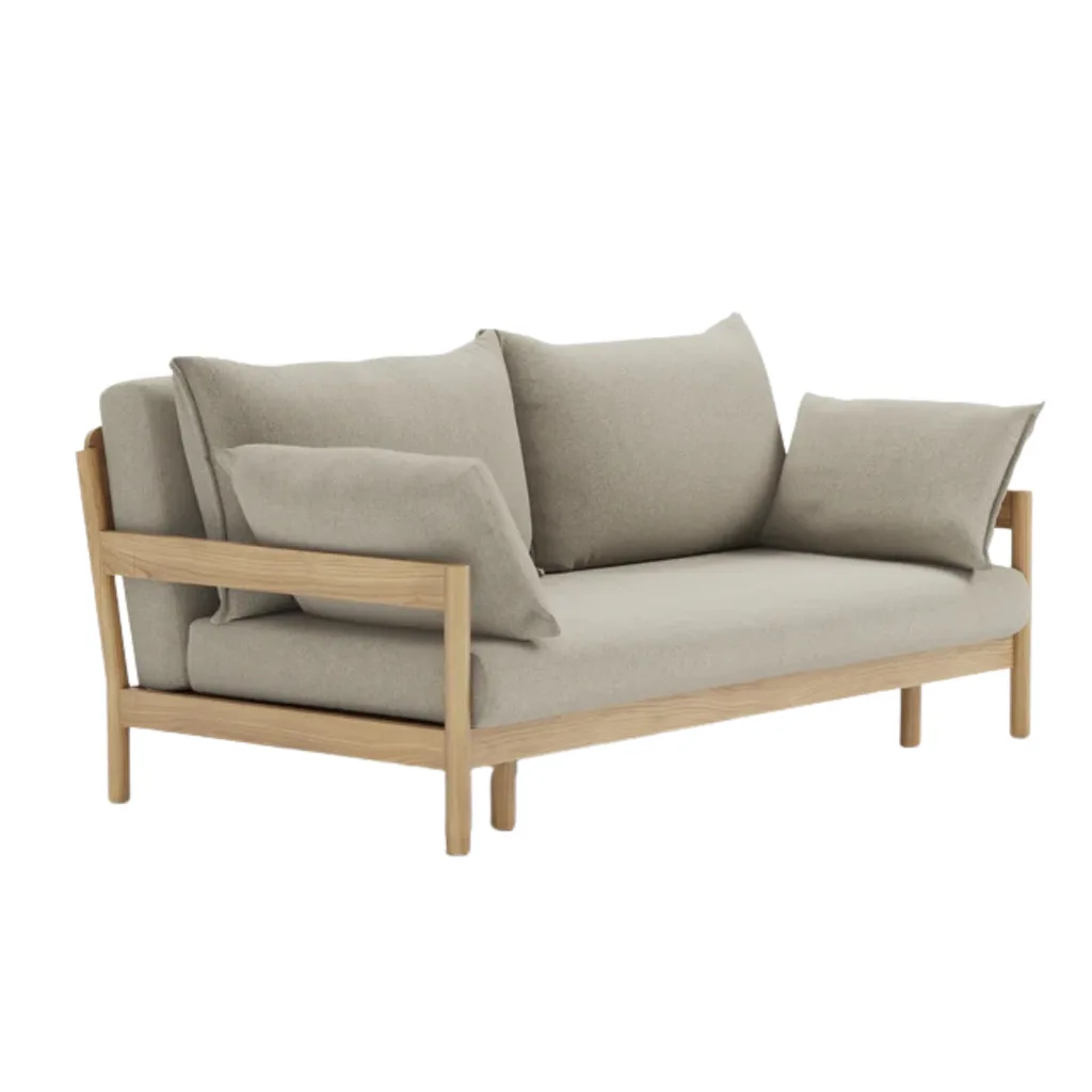 Eva Slideaway Sofa Bed in Oatmeal