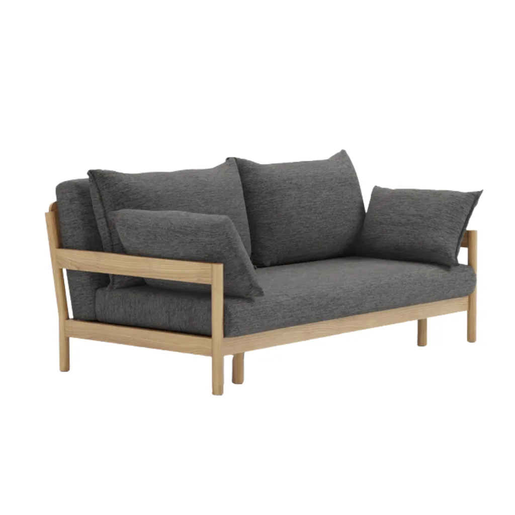 Eva Slideaway Sofa Bed in Slate