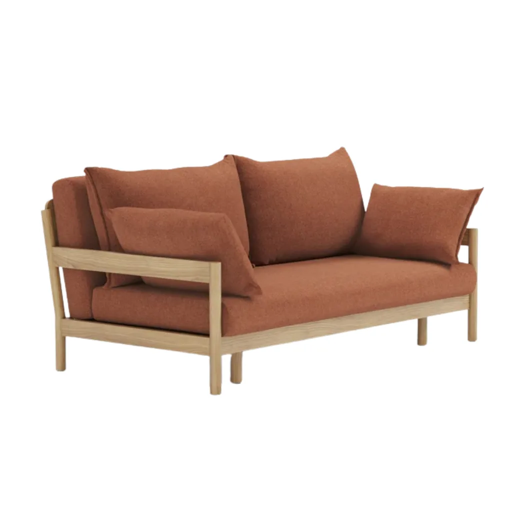 Eva Slideaway Sofa Bed in Terracotta