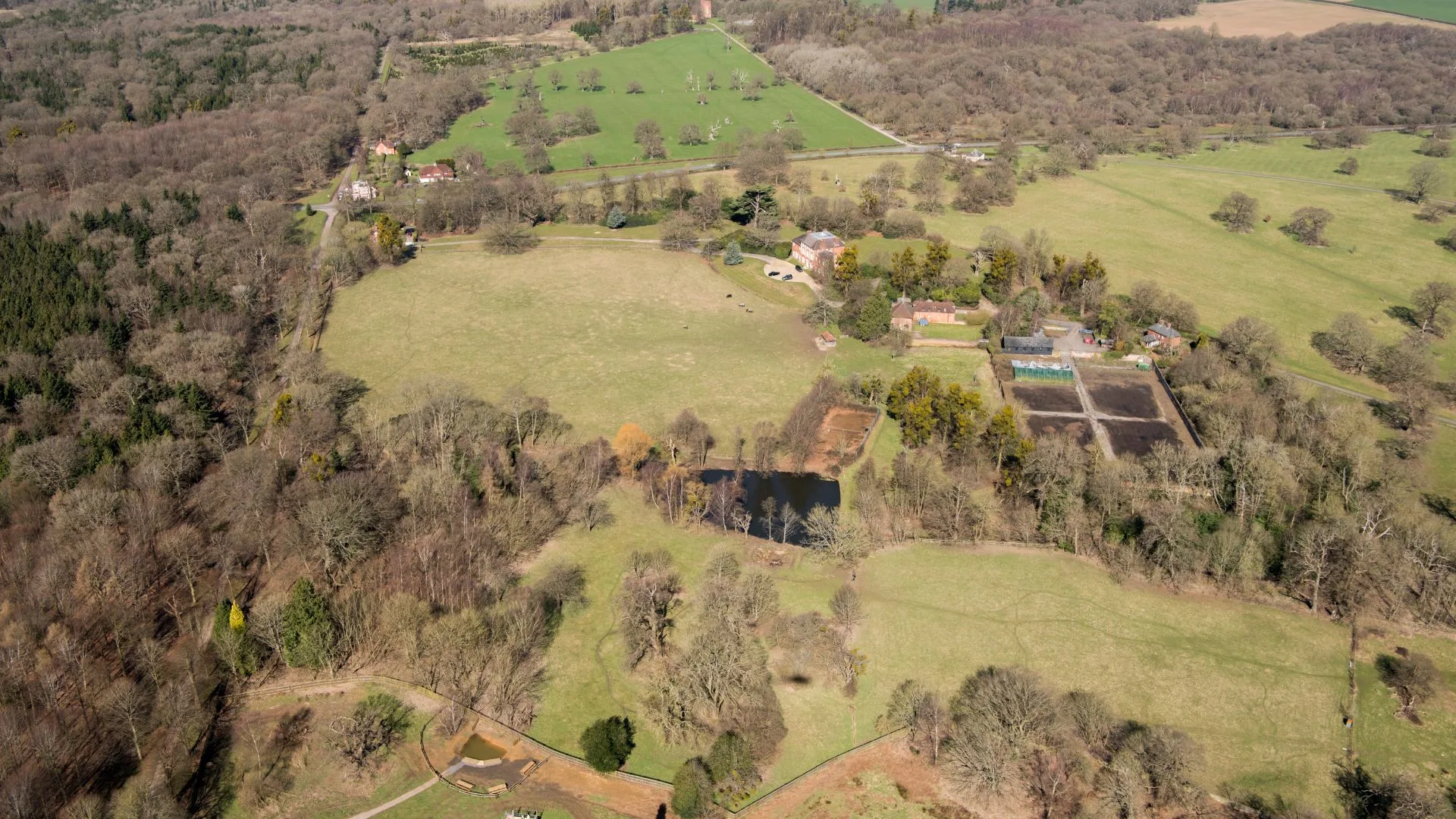 The grounds of Forest Lodge, where William and Kate, and their children will live. 