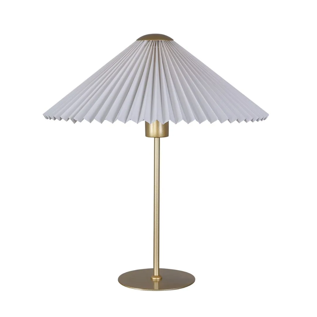 IKEA pleated lamp. 