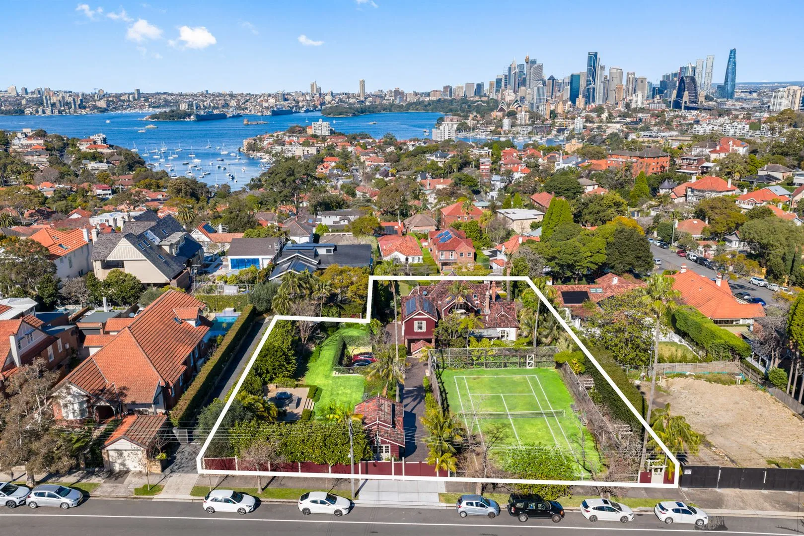 Lisa Wilkinson's Cremorne home for sale aerial view