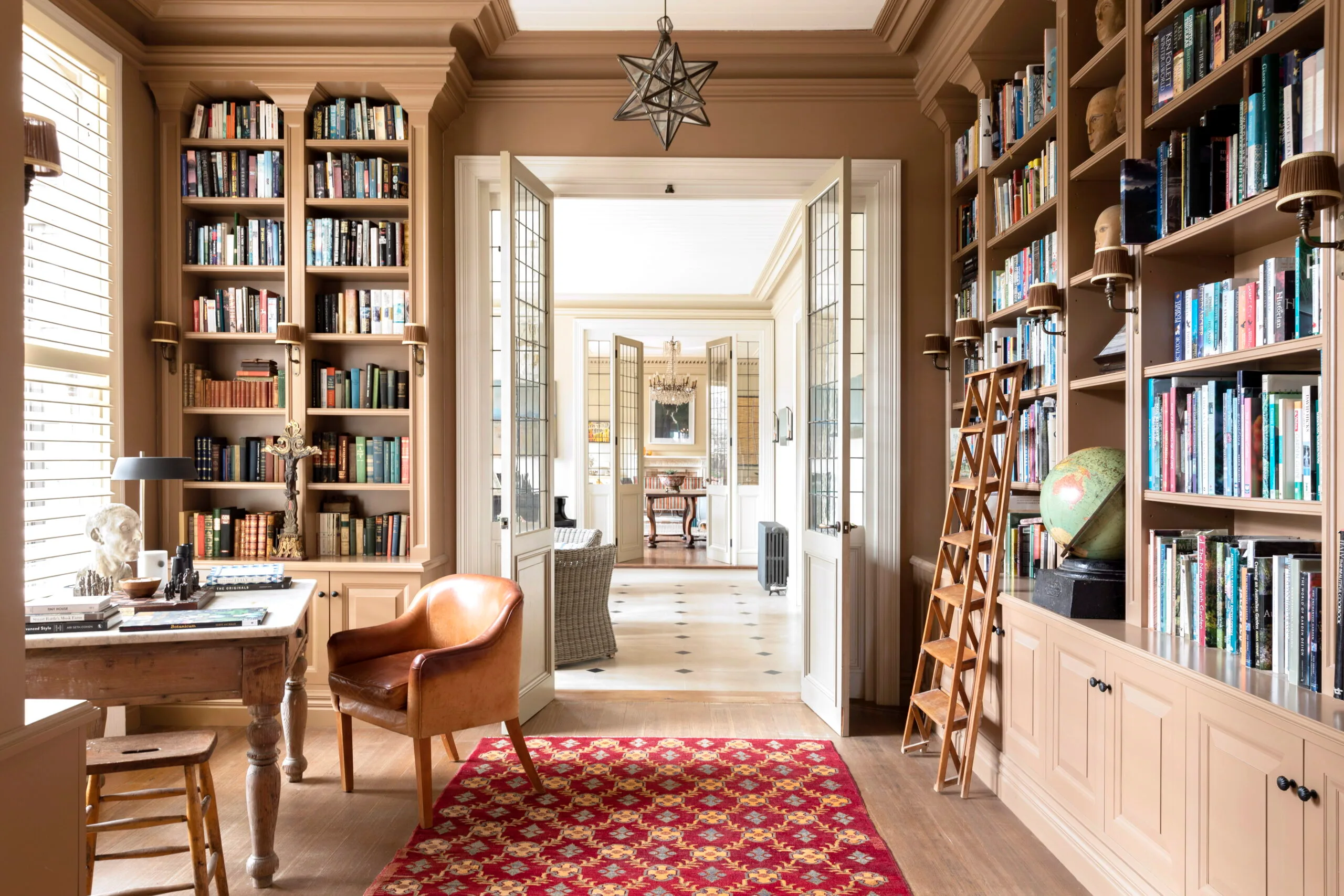A home library in country Victoria.