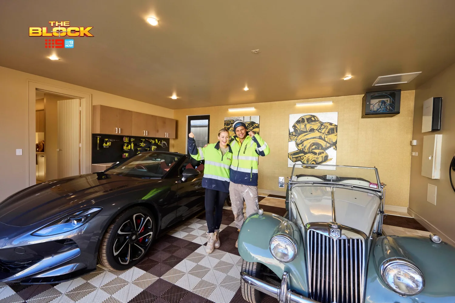Britt and Taz The Block 2025 team back of house reveals