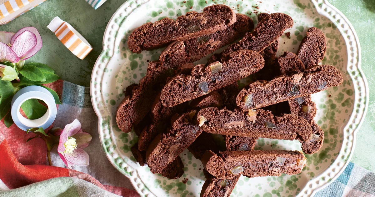 Chocolate and ginger biscotti | Home Beautiful