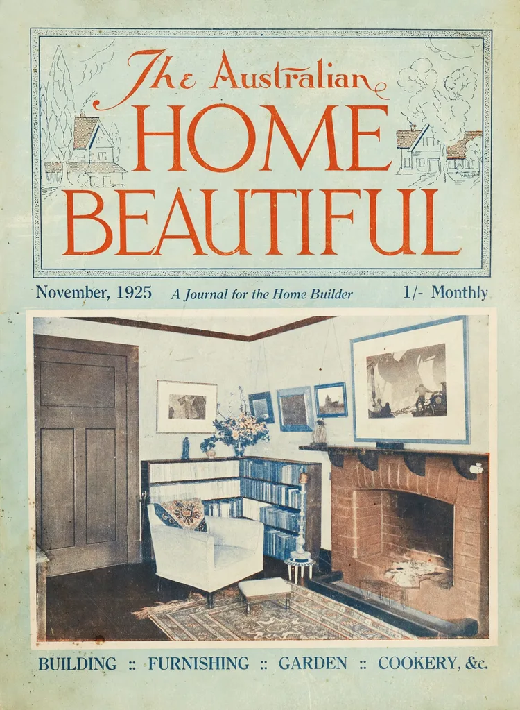 The 1925 cover of Home Beautiful.