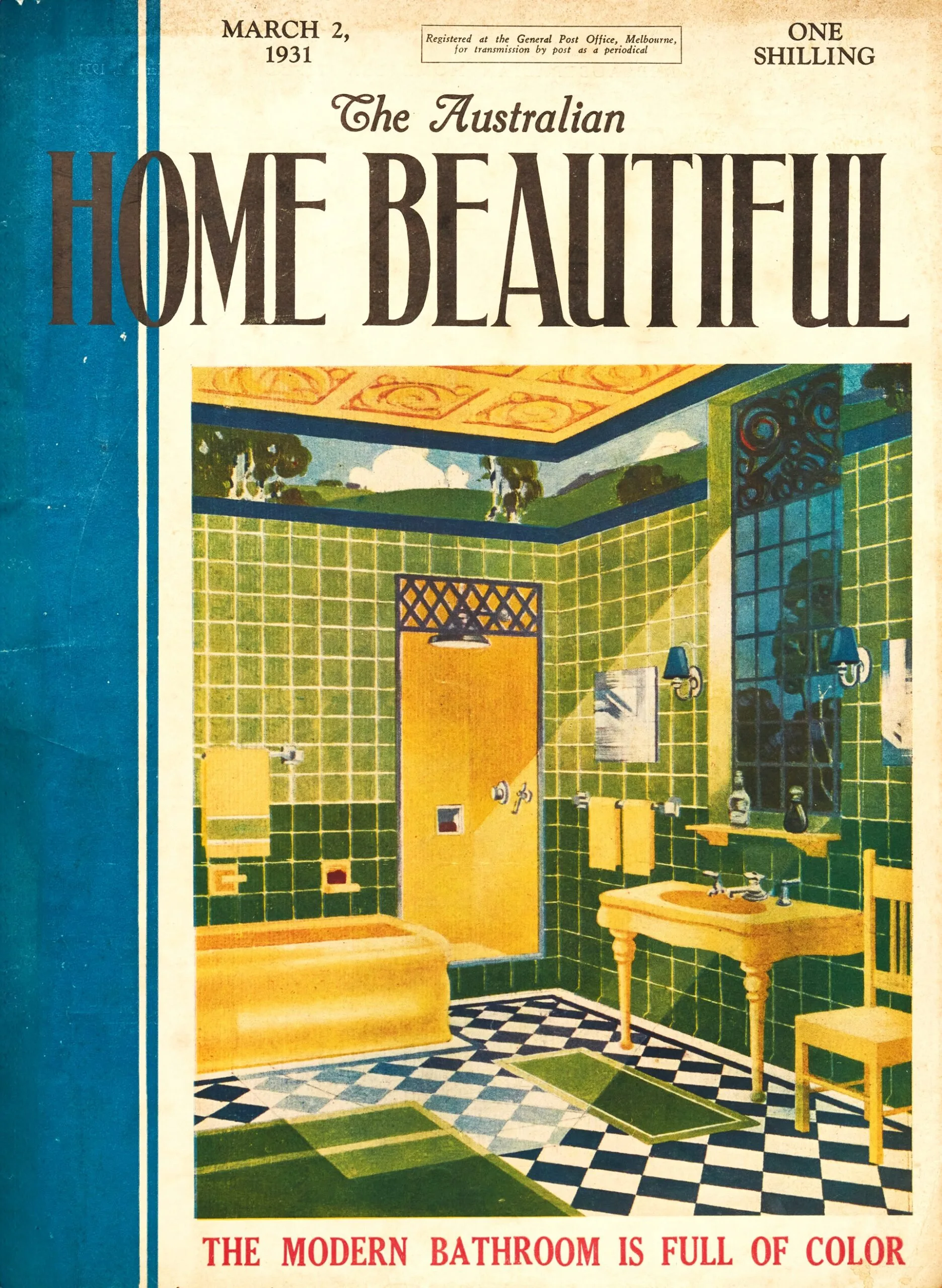 The 1931 cover of Home Beautiful. 
