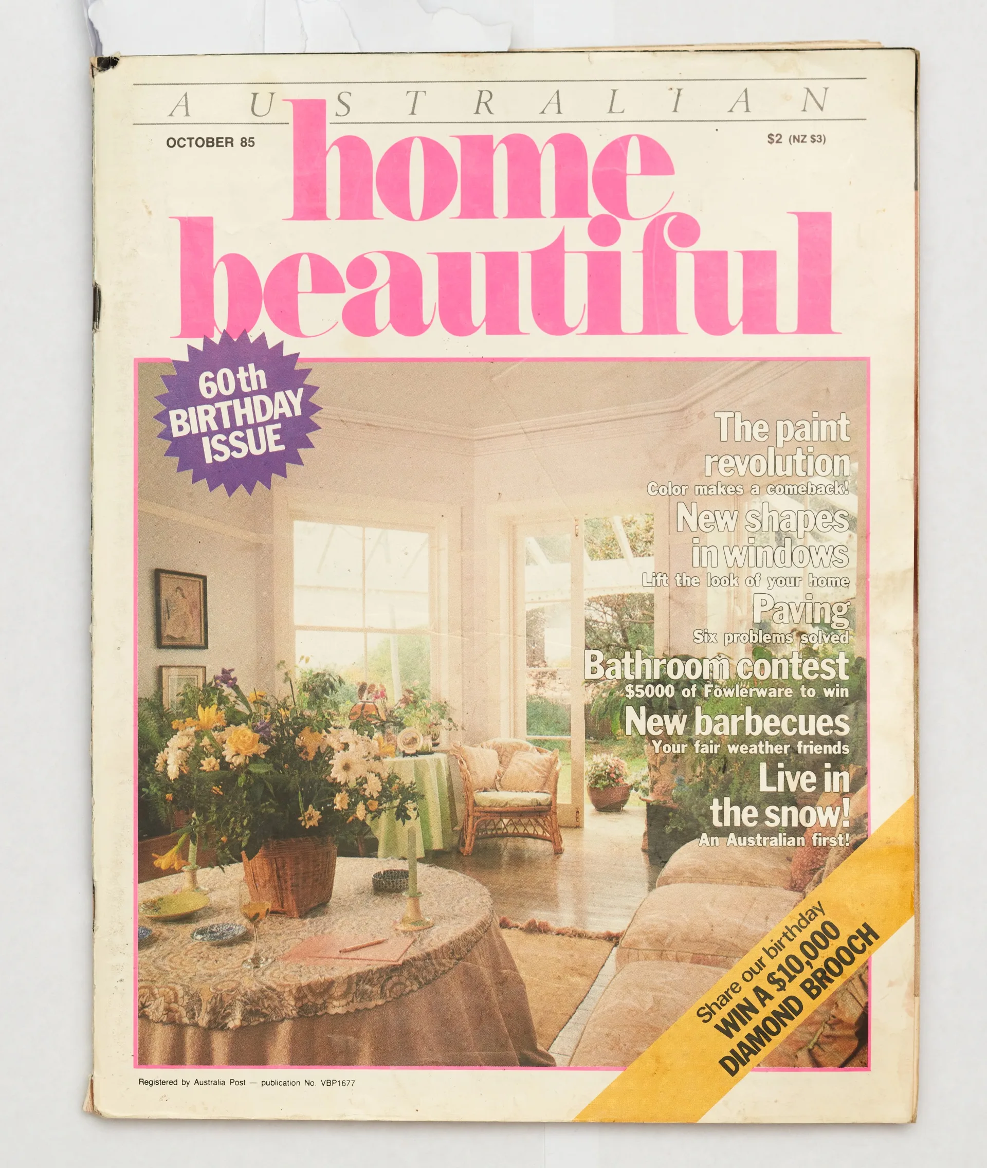 A 1985 copy of Home Beautiful 