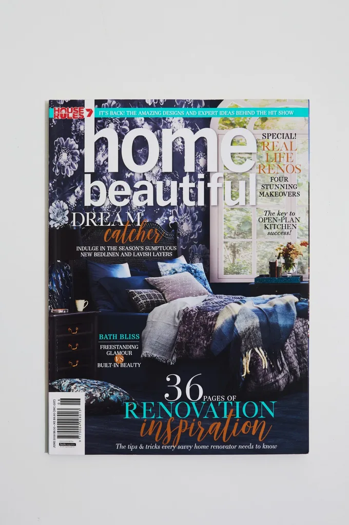 A 2018 copy of Home Beautiful.