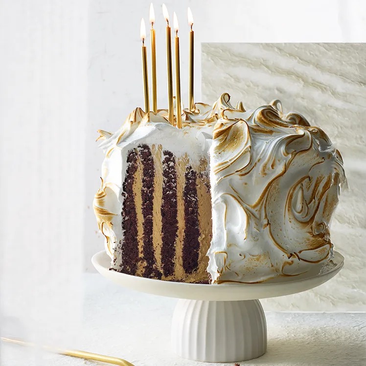 Italian meringue celebration cake