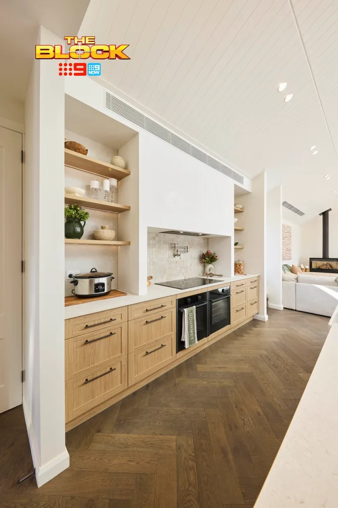 Robby and Mat The Block 2025 kitchen