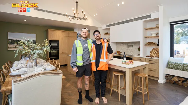 Robby and Mat's The Block 2025 kitchen