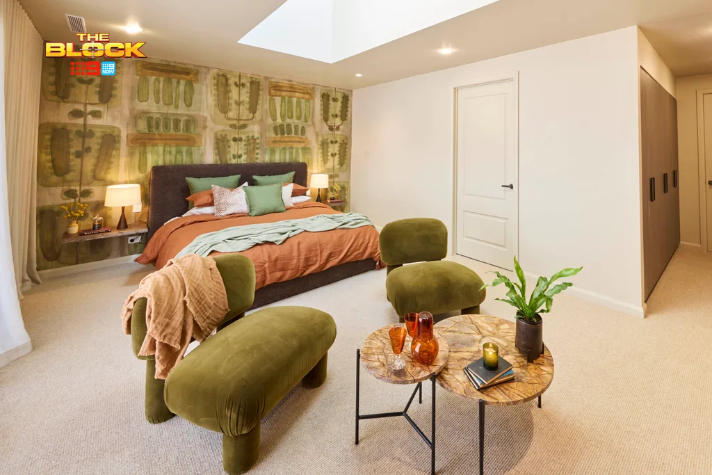 Robby and Mat's guest suite on The Block.