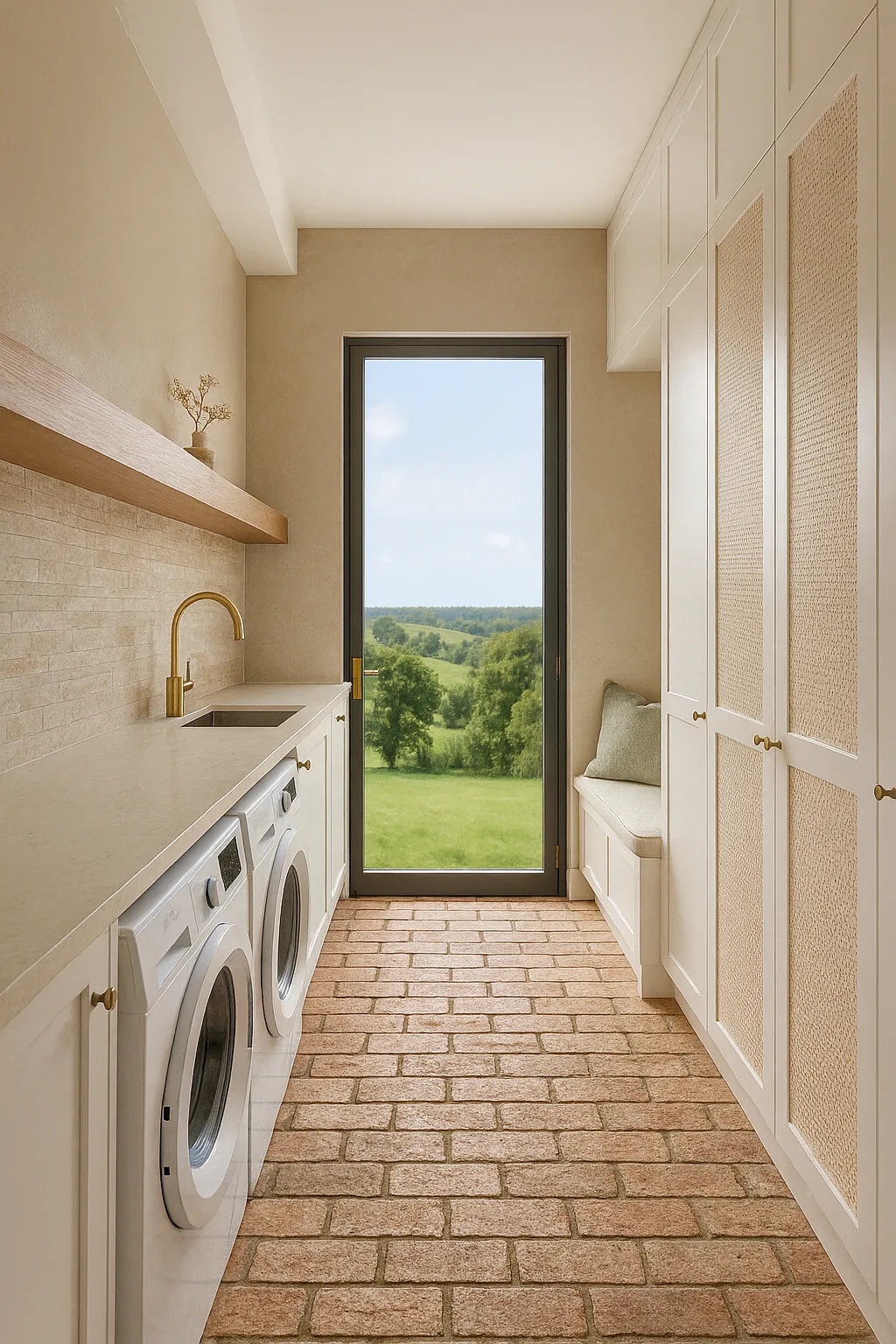 The Block 2025 House 6 laundry mudroom reveal