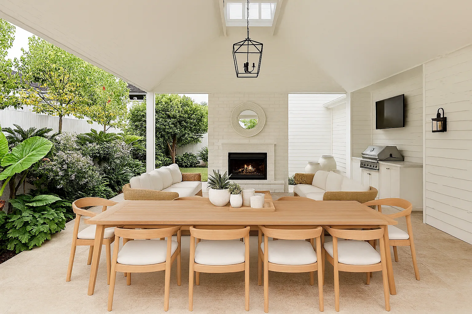 The Block House 6 alfresco room reveal