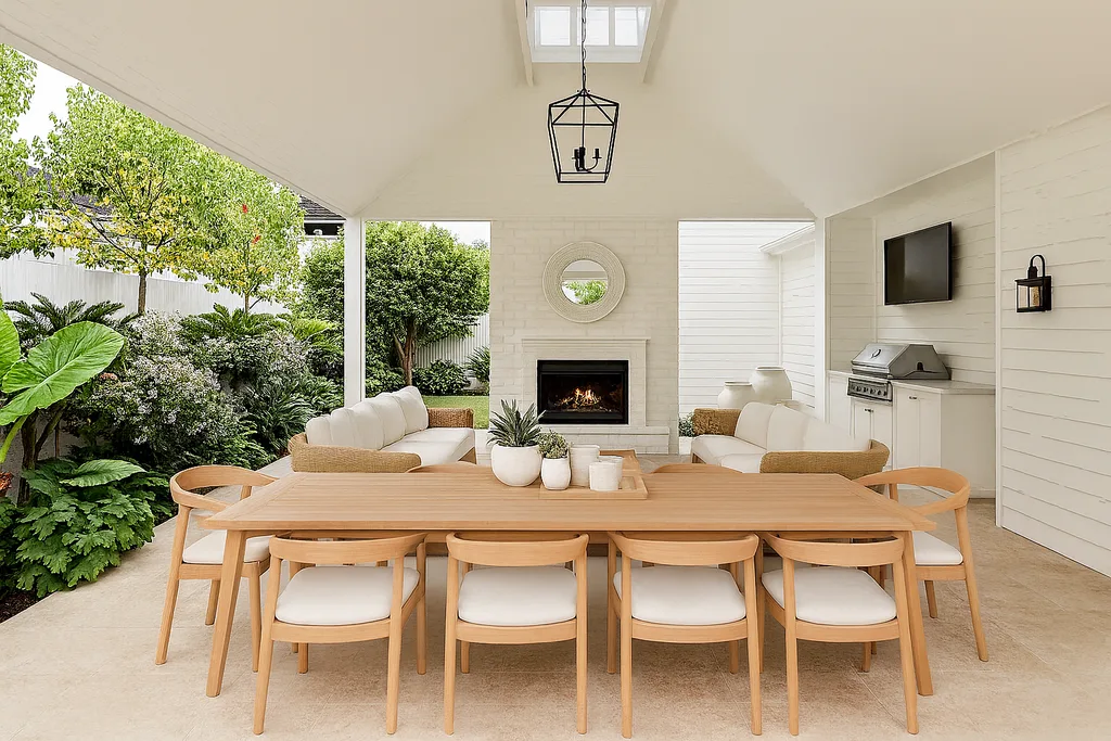 The Block House 6 alfresco room reveal