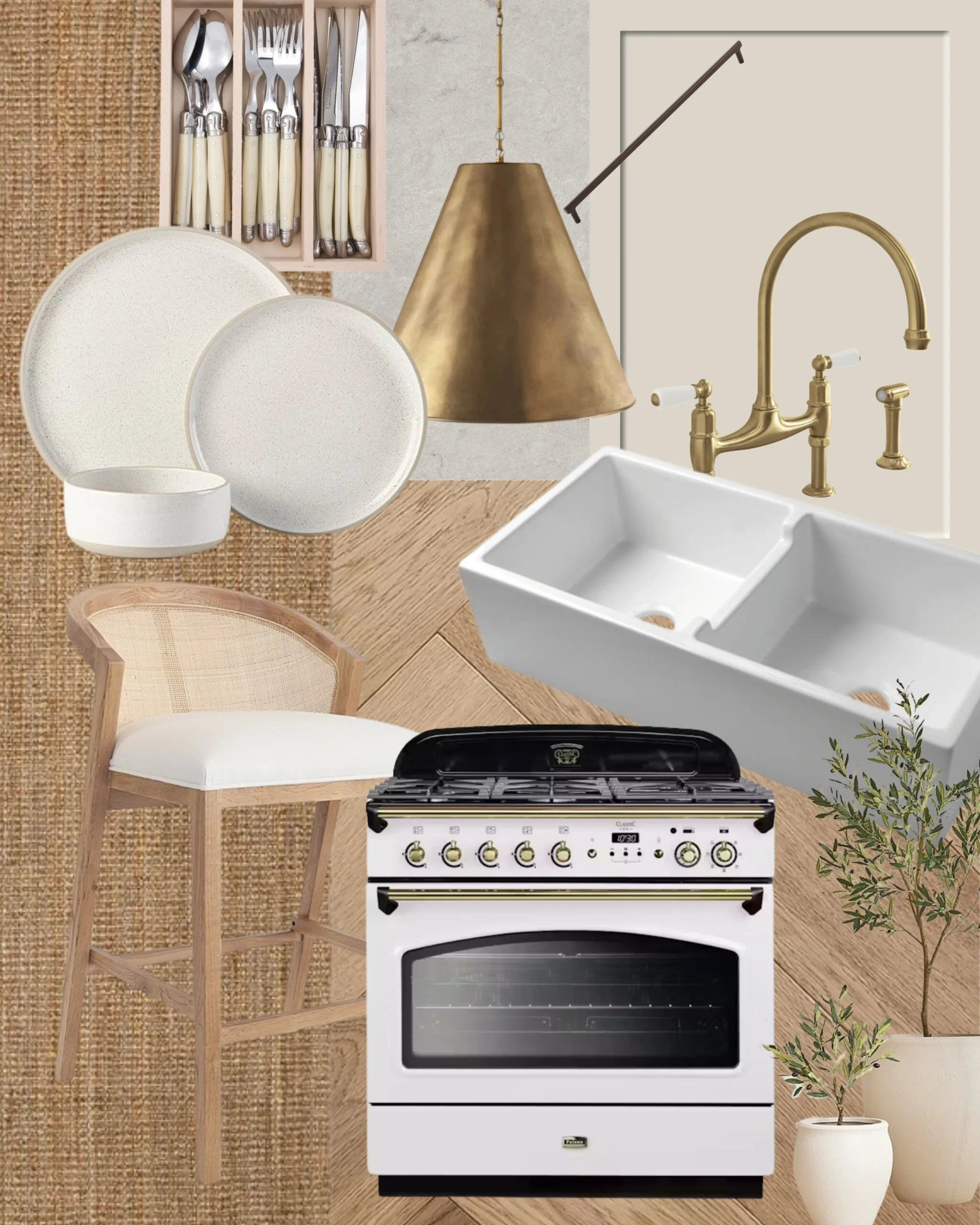 The Block House 6 Kitchen moodboard