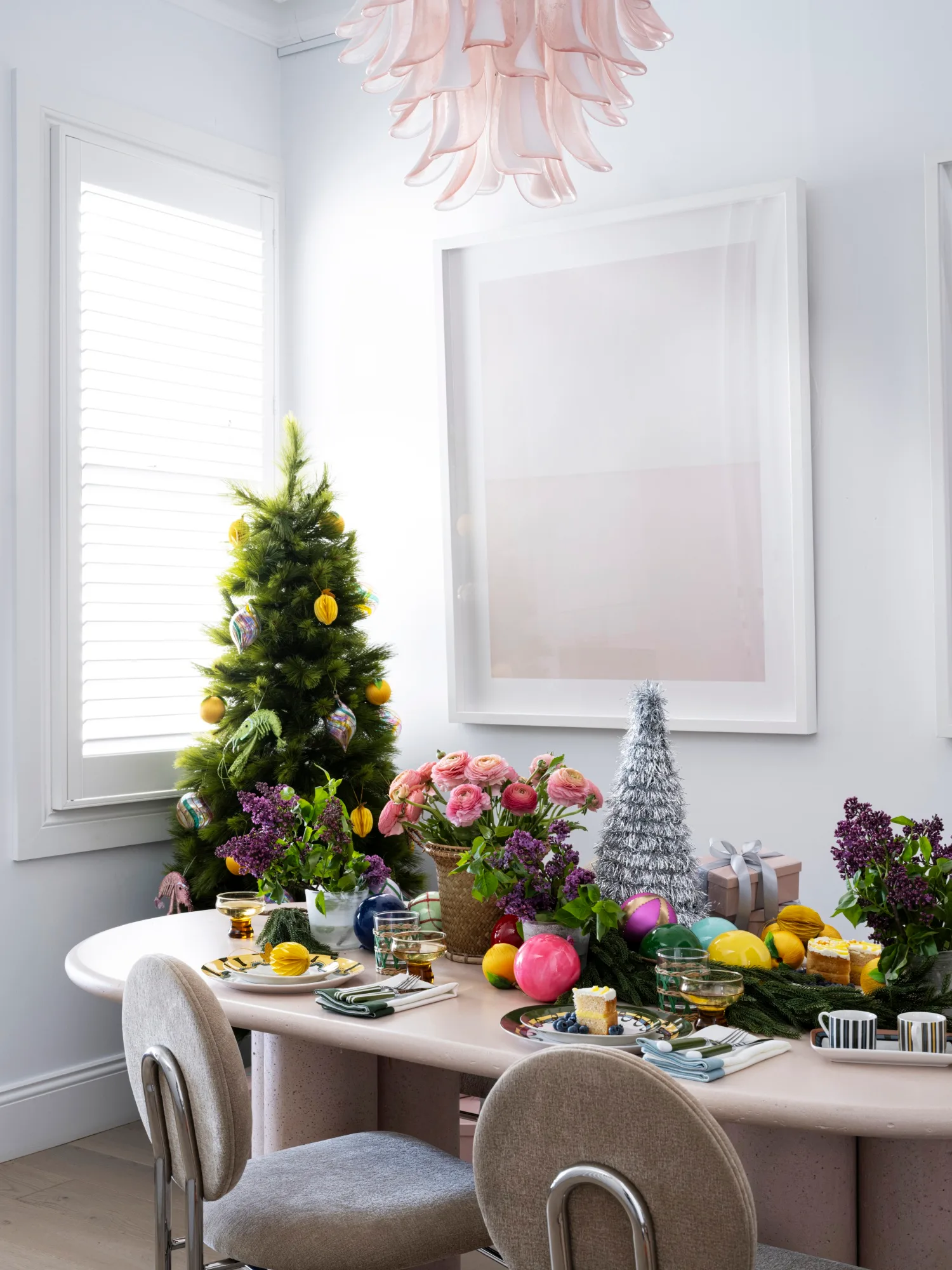 Alyce Tran Sydney home dining table with festive setting