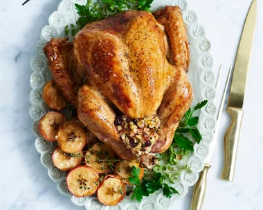 Easy slow-roasted turkey with stuffing