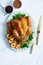 Easy slow-roasted turkey with stuffing